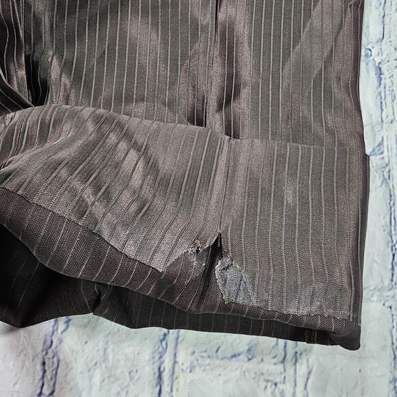 Carlo Pignatelli MENS SIZE US 38X27 Brown Shiny Dress Pants Wool Blend ITALY - Picture 10 of 14